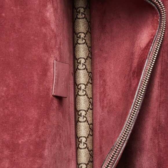 Gucci Beige/Pink GG Supreme Blooms Coated Canvas Small Dionysus Shoulder Bag - Picture 11 of 12